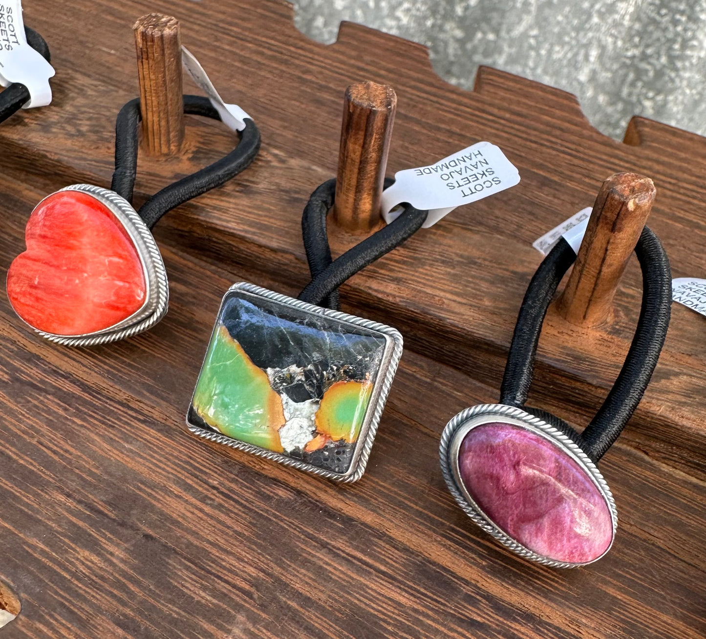 STERLING SILVER HAIR TIES