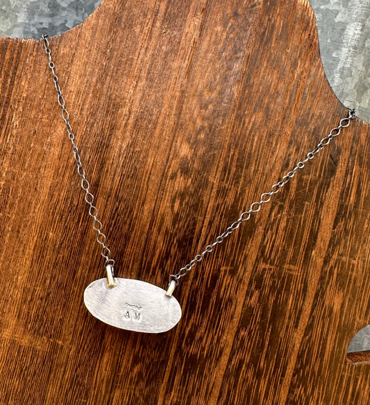 18” ORANGE SPINY OYSTER BAR NECKLACE