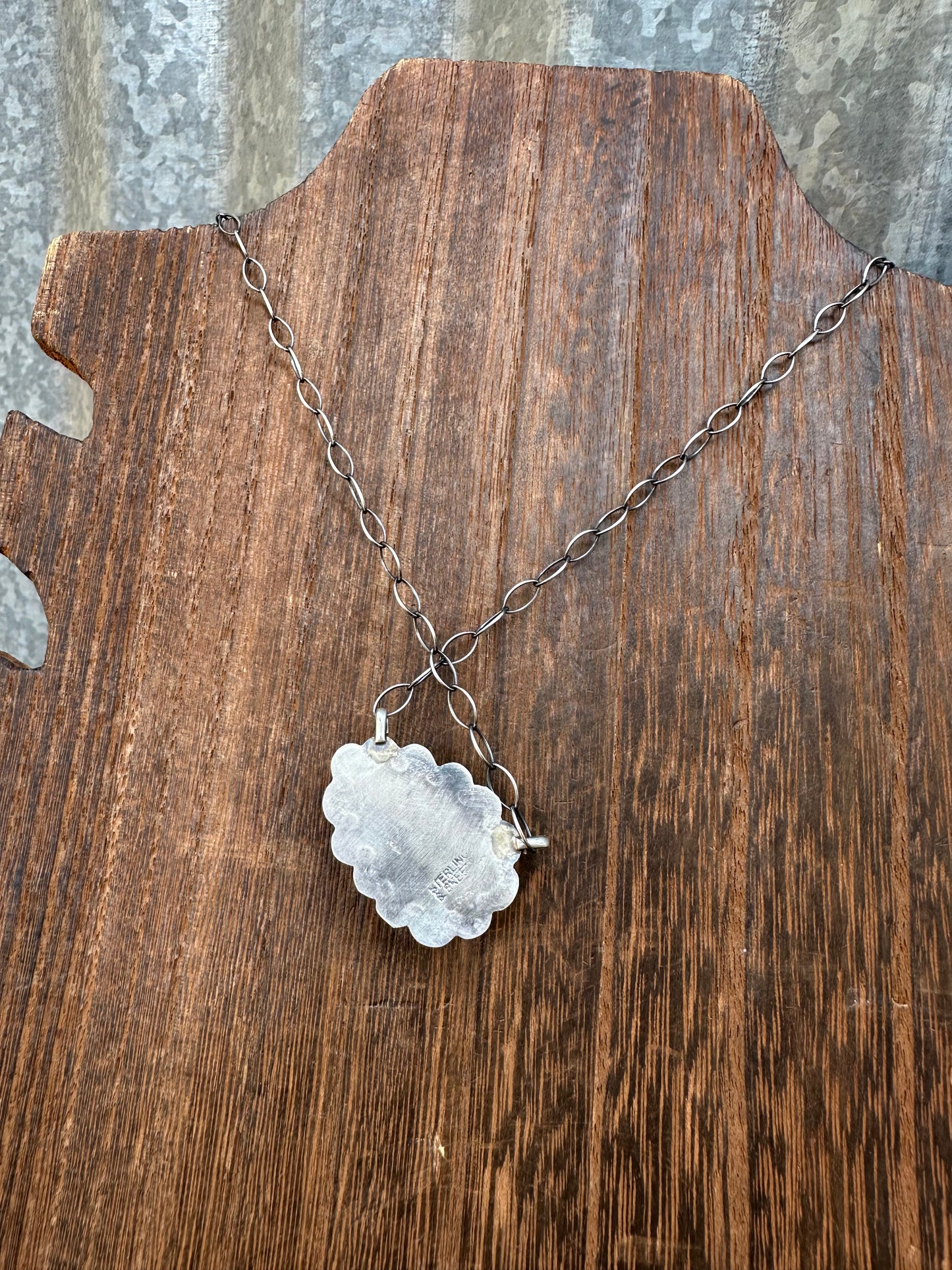 18” PALOMINO SCALLOPED NECKLACE