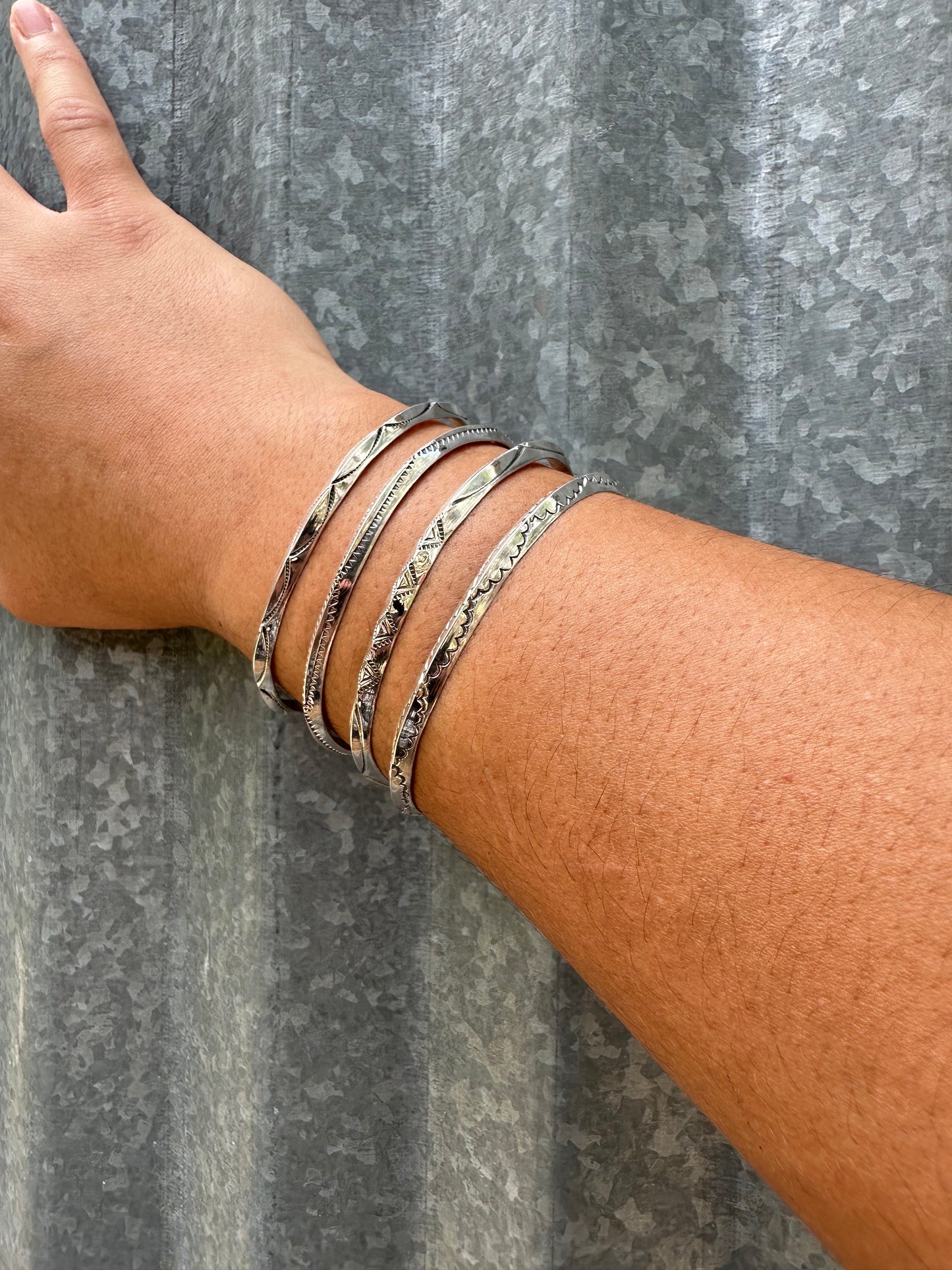 STERLING SILVER STACKER CUFFS