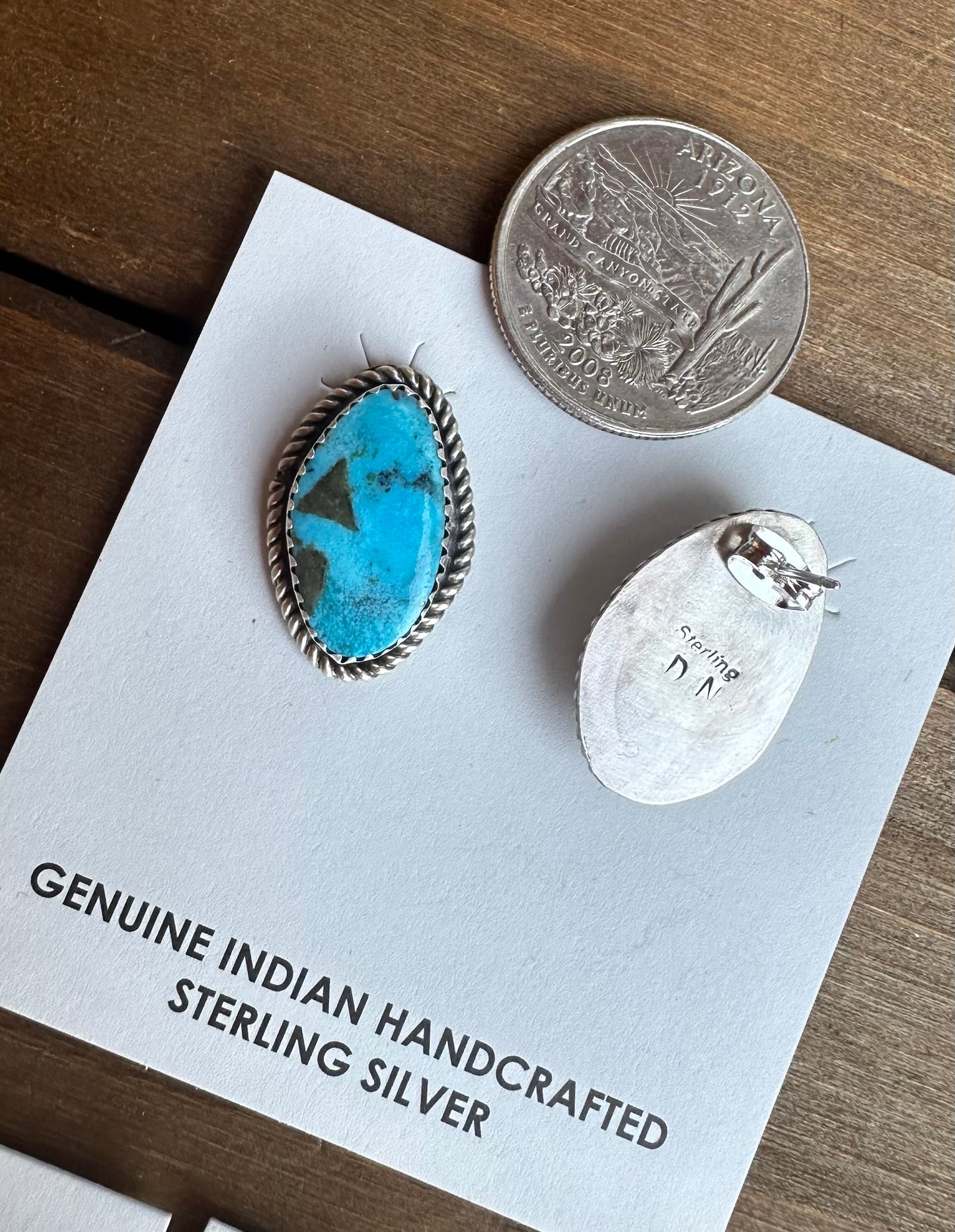 KINGMAN TURQUOISE STUDS
