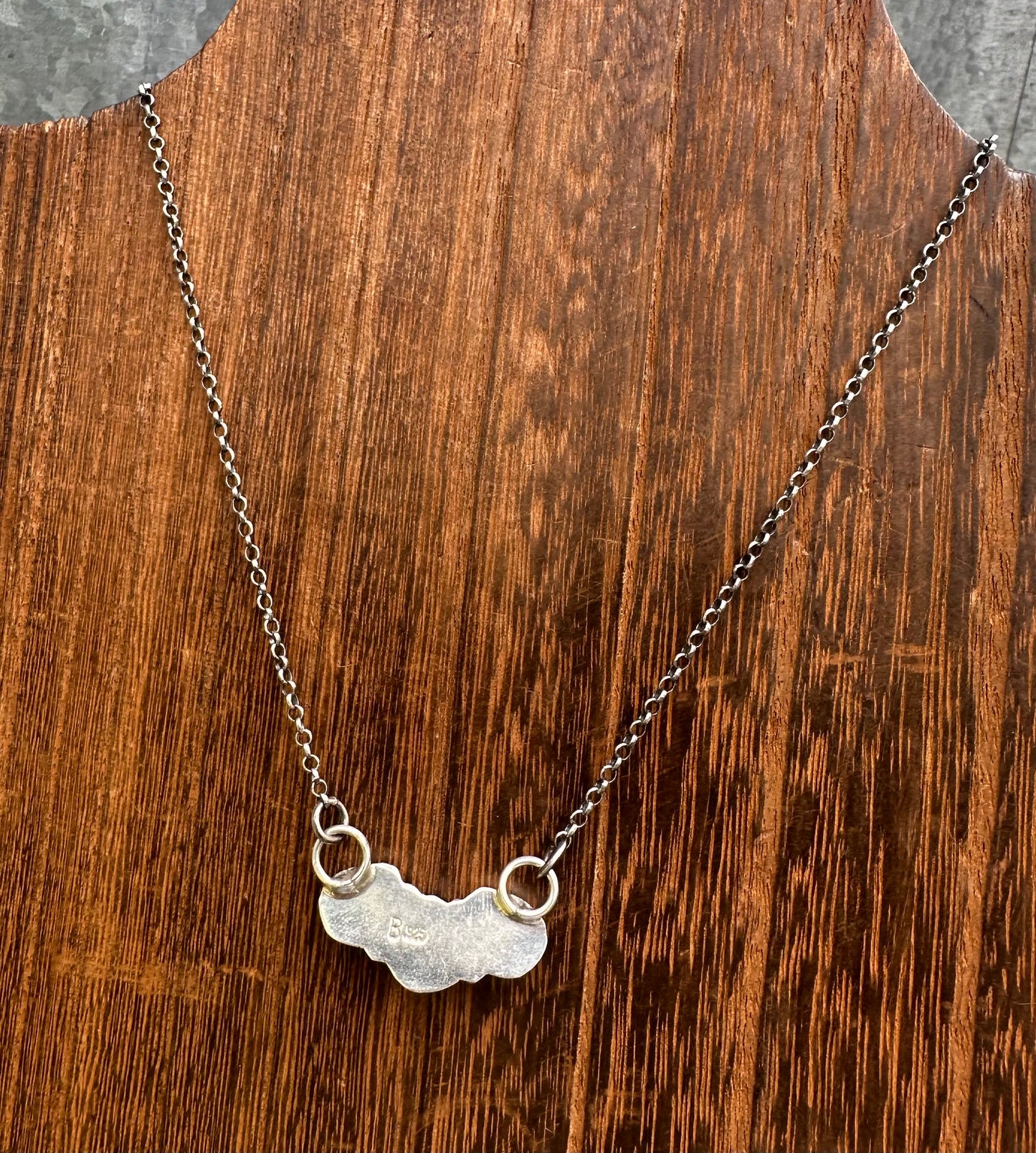 16” KINGMAN TURQUOISE HALF CLUSTER NECKLACE