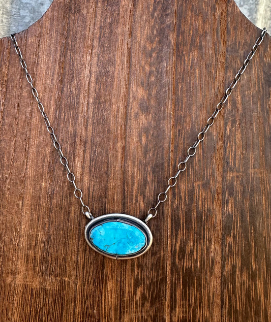 18” KINGMAN TURQUOISE NECKLACE