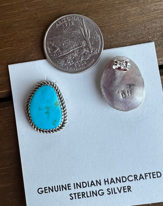 KINGMAN TURQUOISE STUDS