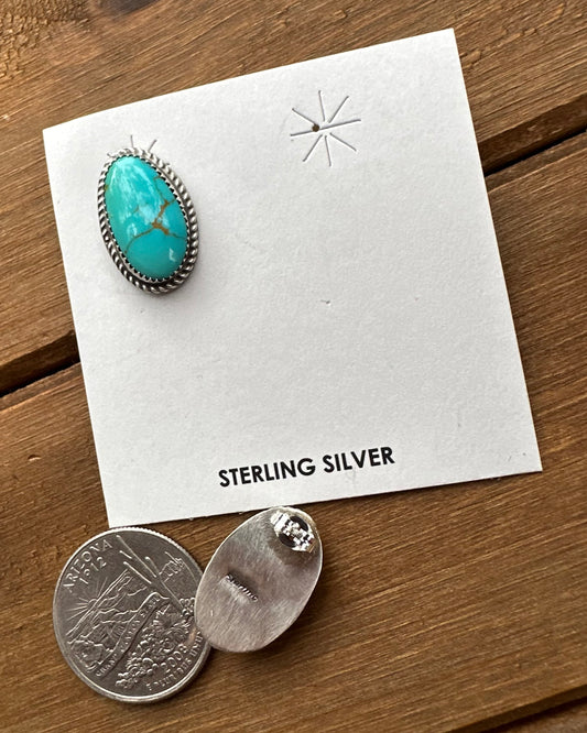 KINGMAN TURQUOISE STUDS