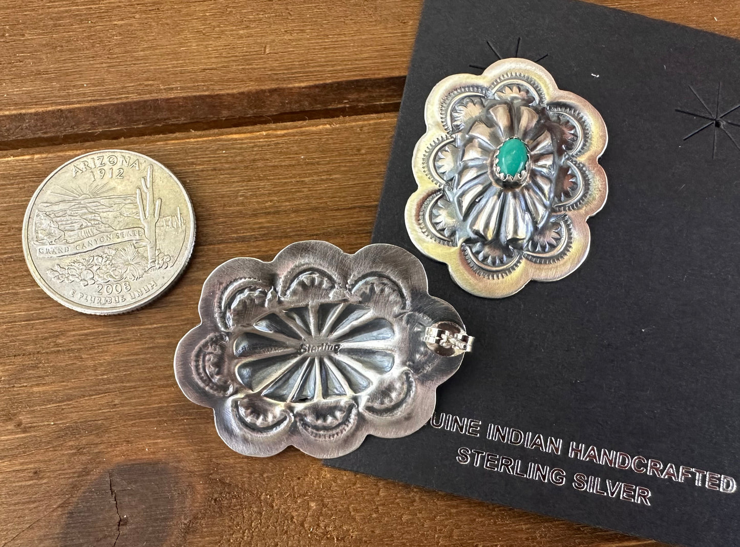 KINGMAN TURQUOISE CONCHO STUDS