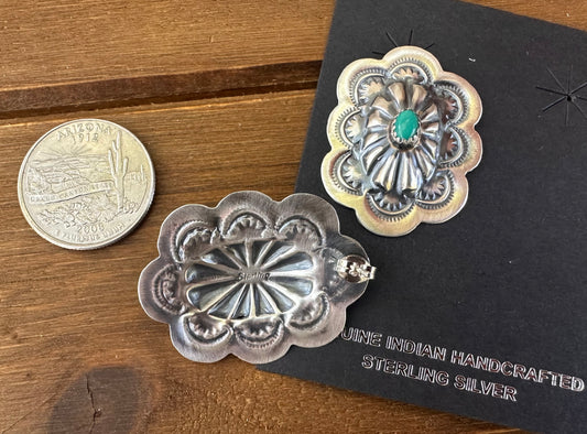 KINGMAN TURQUOISE CONCHO STUDS