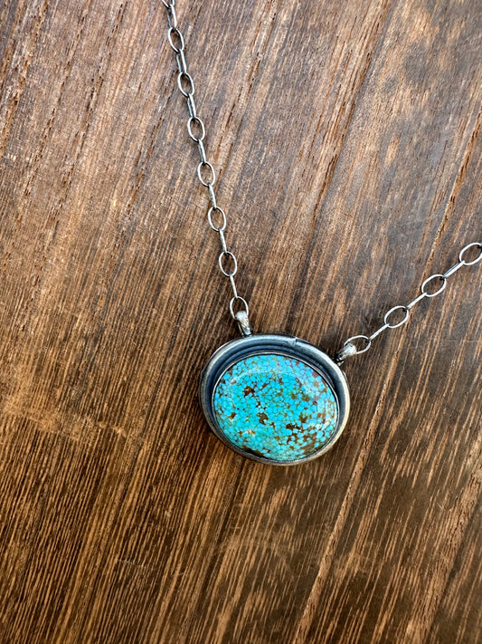 18” KINGMAN TURQUOISE NECKLACE