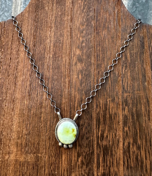 18” PALOMINO VARISCITE NECKLACE