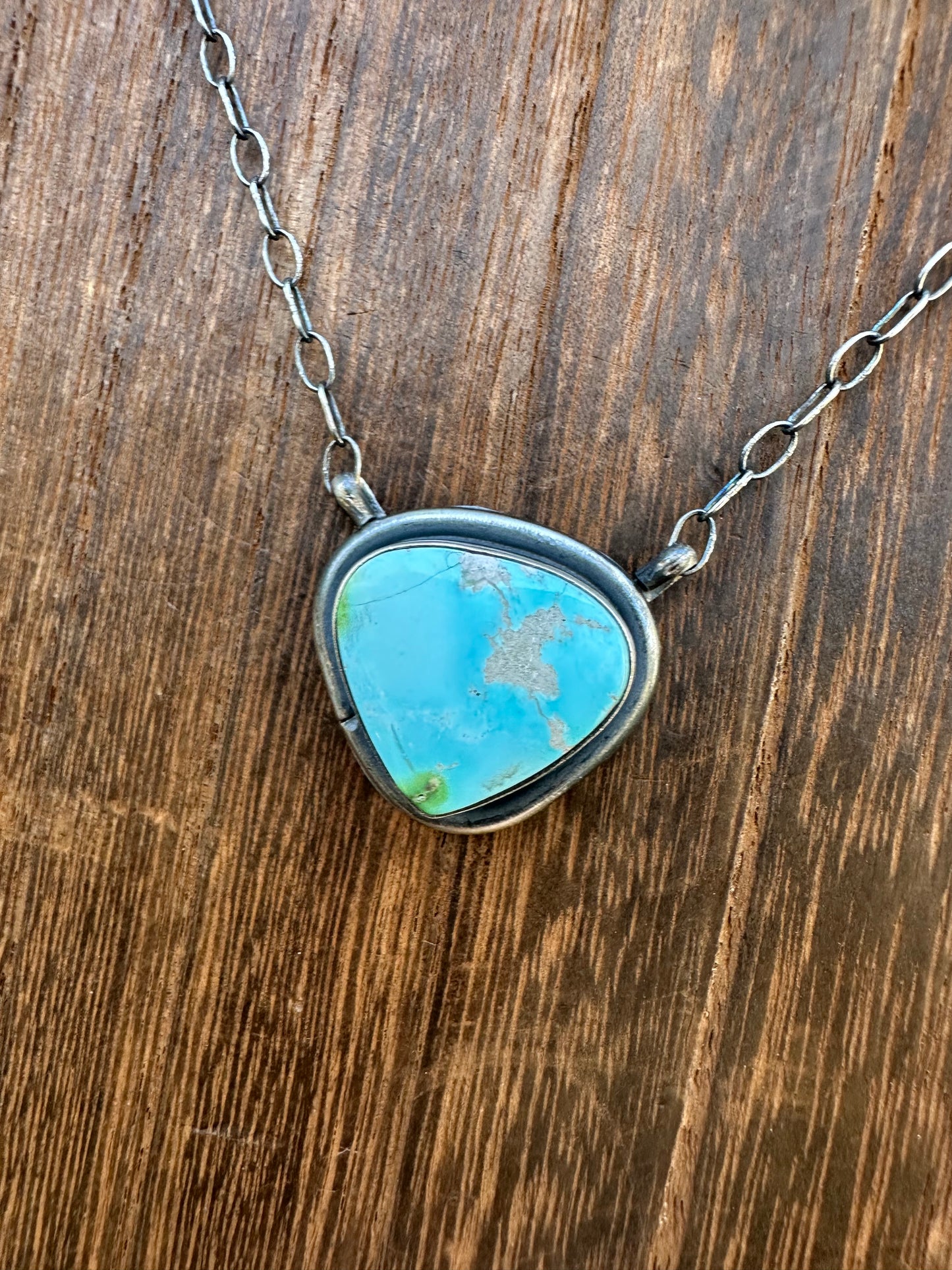 18” SONORAN GOLD TURQUOISE NECKLACE