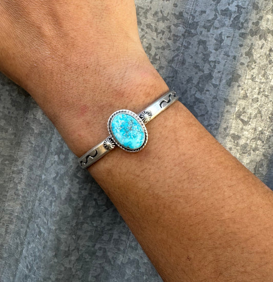 WHITE WATER TURQUOISE CUFF