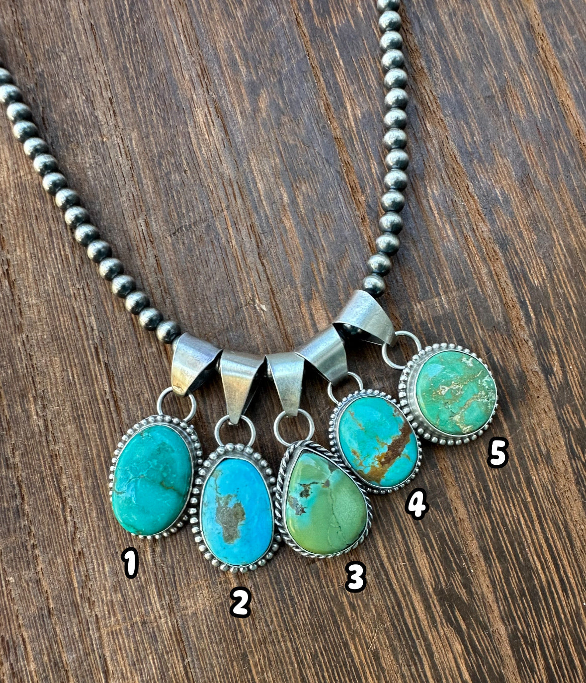 KINGMAN TURQUOISE PENDANTS
