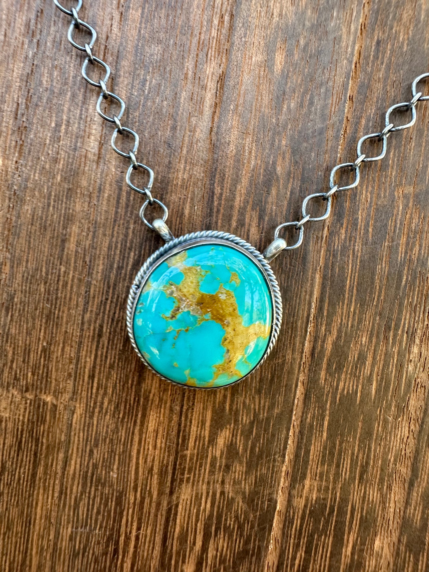 18” KINGMAN TURQUOISE NECKLACE