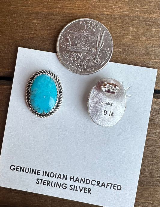 KINGMAN TURQUOISE STUDS