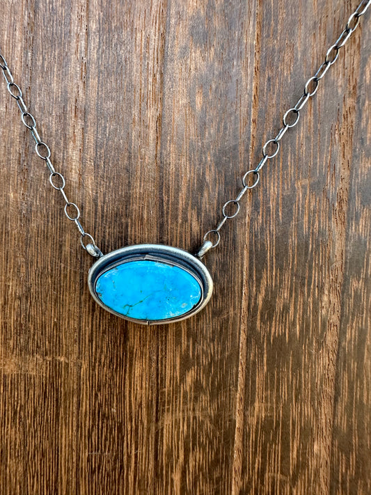 18” KINGMAN TURQUOISE NECKLACE