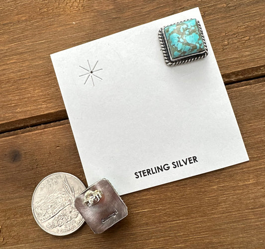 MINE #8 TURQUOISE STUDS