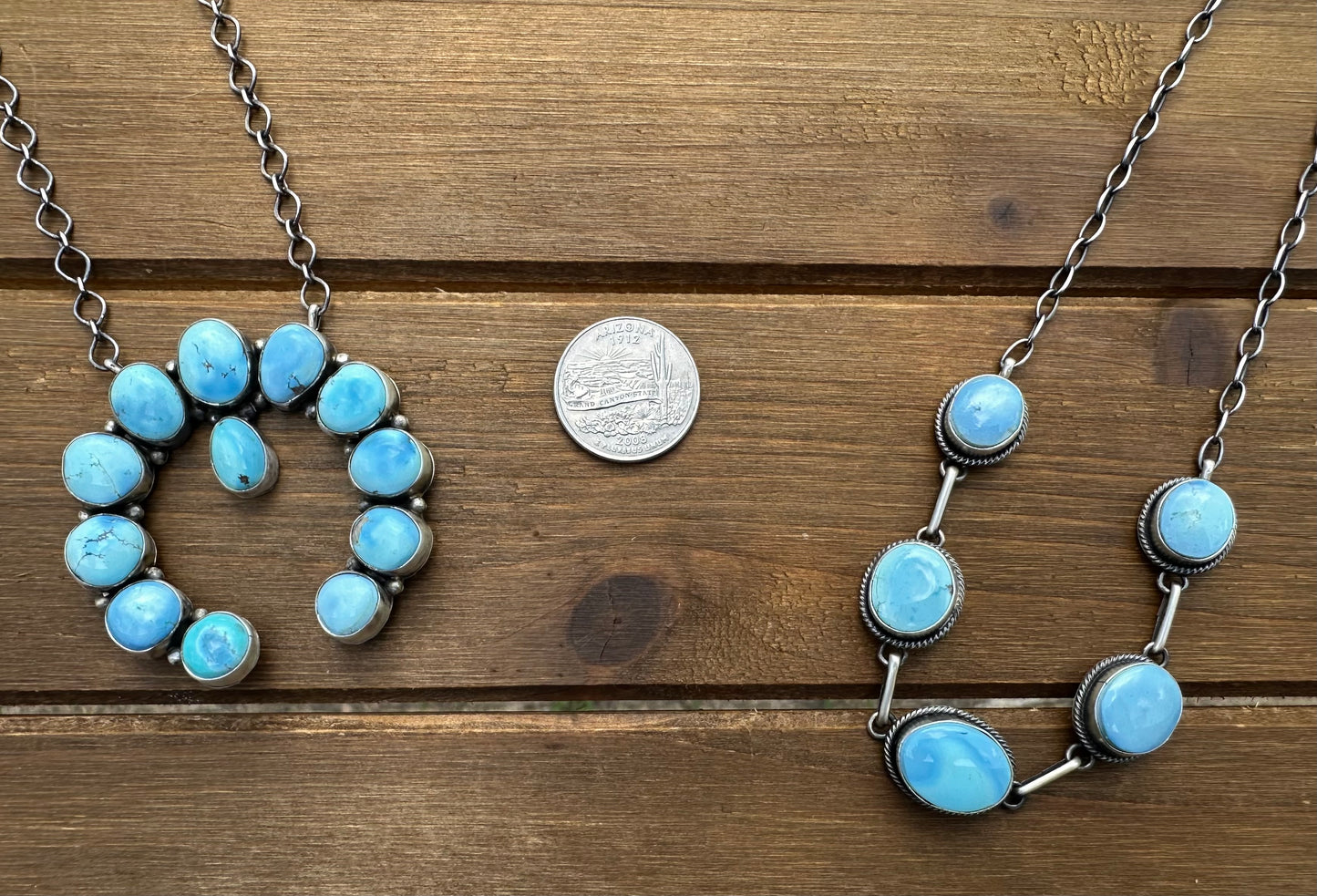 15” GOLDEN HILLS TURQUOISE CHOKER NECKLACE