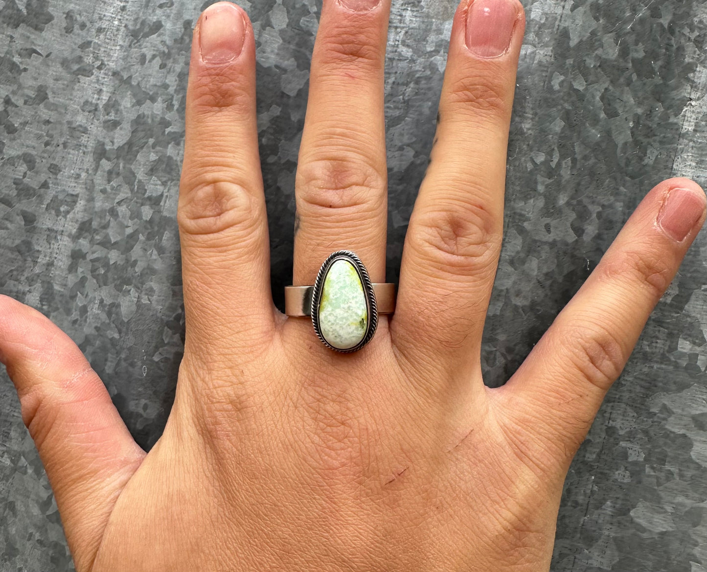 PALOMINO VARISCITE ADJUSTABLE RING