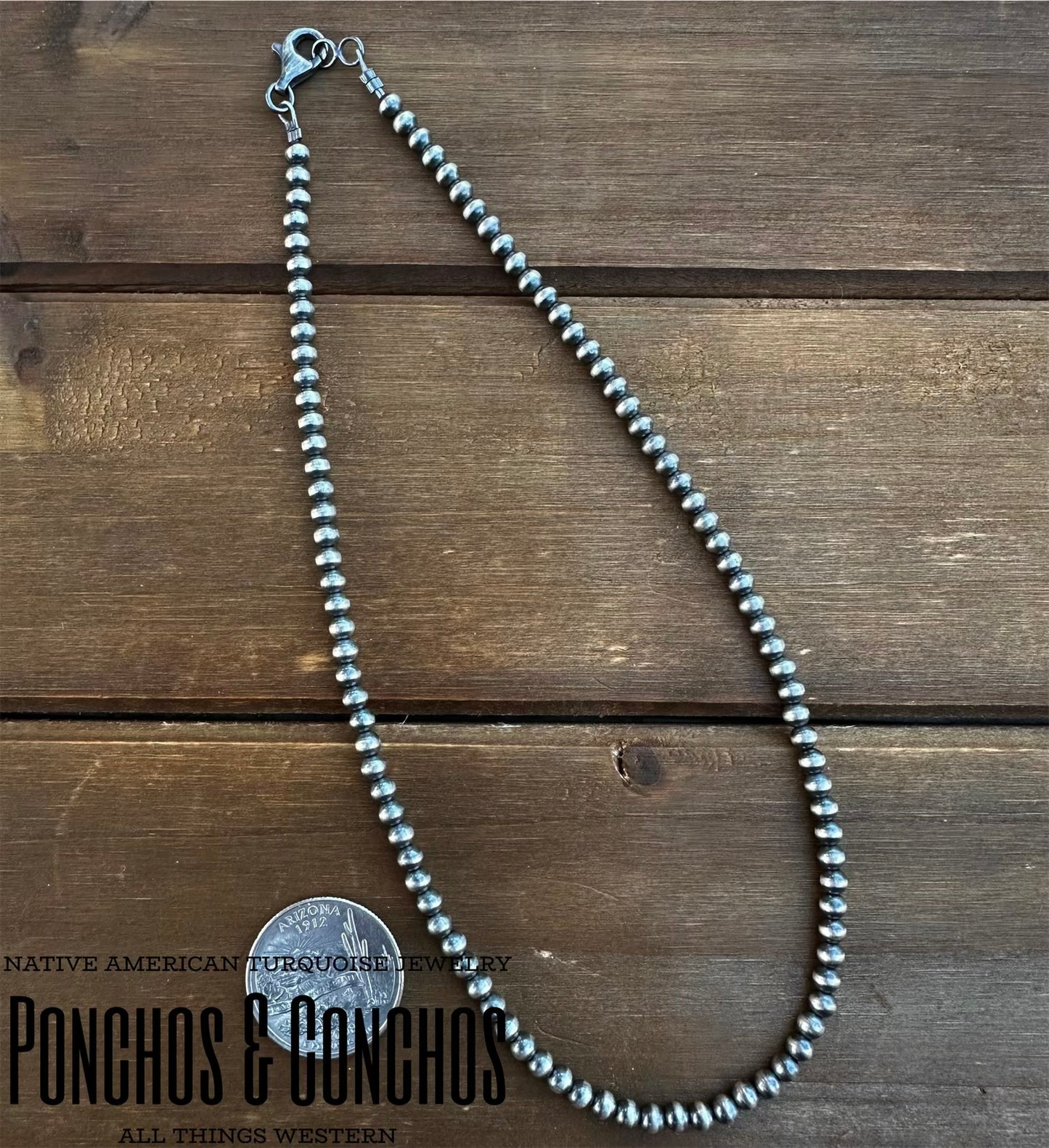 4MM STERLING SILVER PEARL NECKLACES