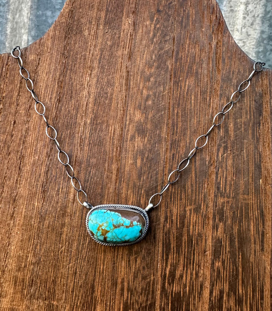 16” KINGMAN TURQUOISE NECKLACE