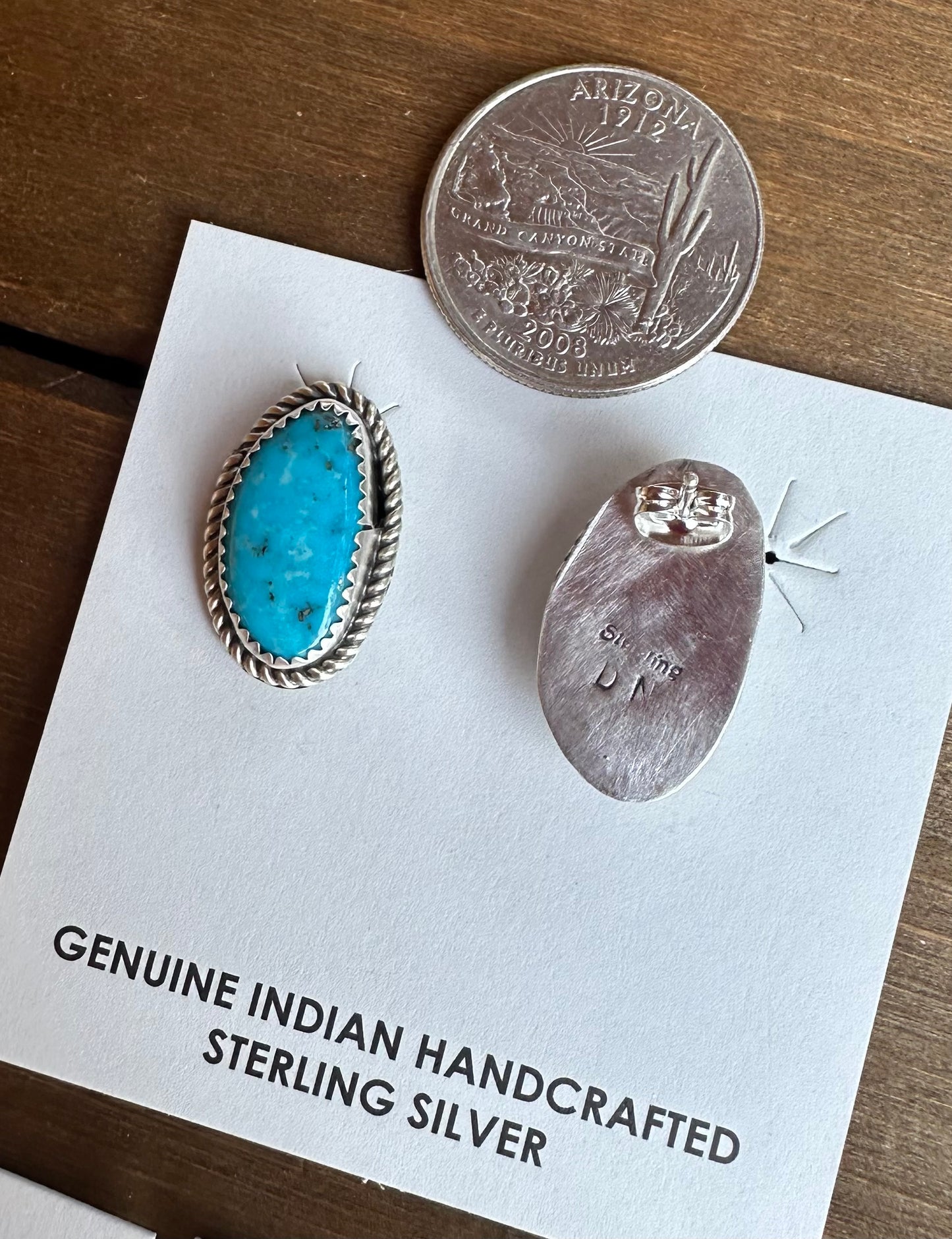 KINGMAN TURQUOISE STUDS