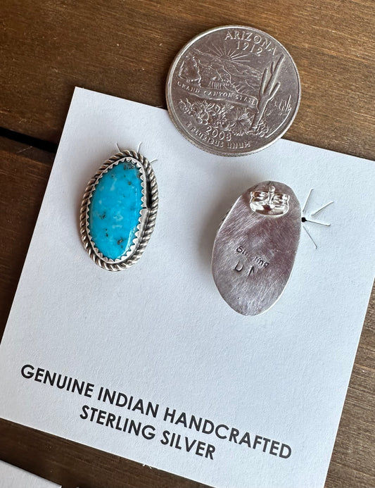 KINGMAN TURQUOISE STUDS
