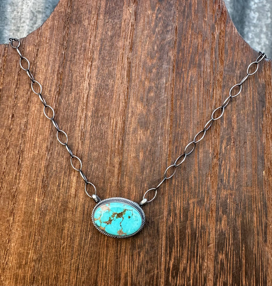 16” KINGMAN TURQUOISE NECKLACE