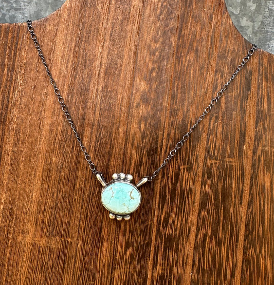 18” GOLDEN HILLS TURQUOISE NECKLACE