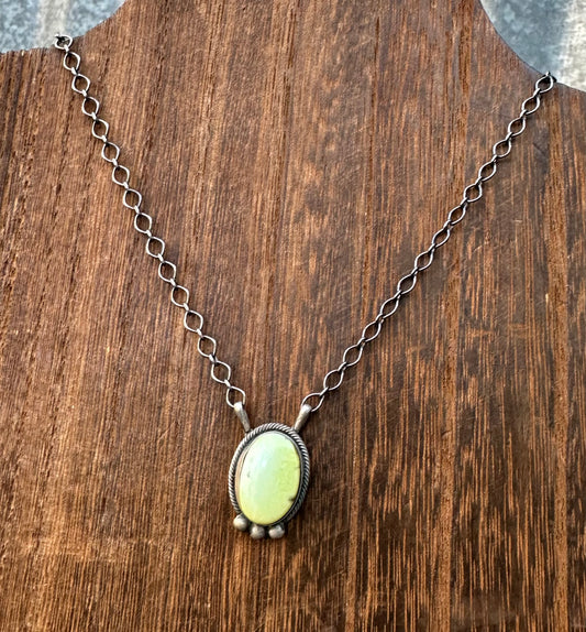 18” PALOMINO VARISCITE NECKLACE
