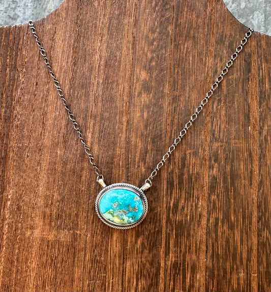 18” KINGMAN TURQUOISE NECKLACE