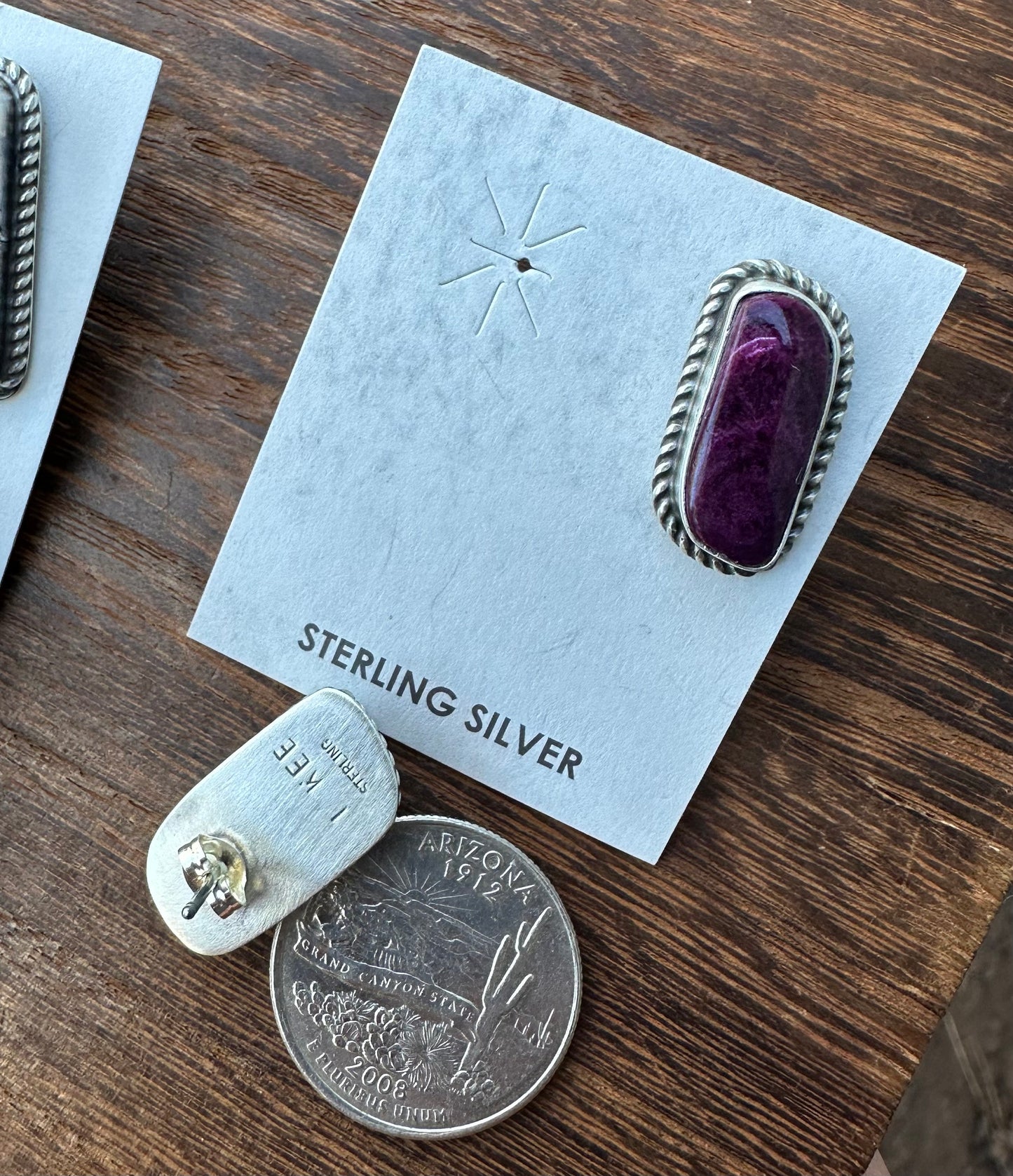 PURPLE SPINY OYSTER STUDS