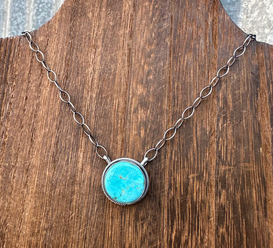 16” KINGMAN TURQUOISE NECKLACE