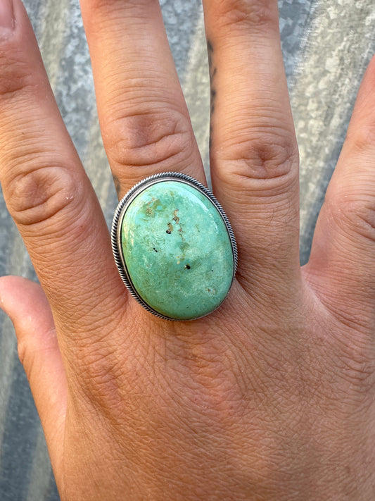 ROYSTON TURQUOISE ADJUSTABLE STATEMENT RING