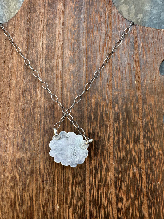 18” PALOMINO SCALLOPED NECKLACE