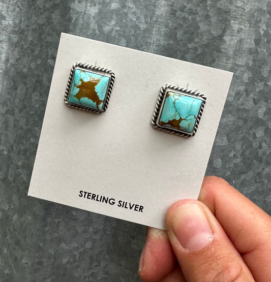 MINE #8 TURQUOISE STUDS