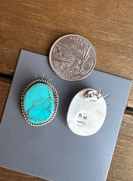 KINGMAN TURQUOISE STUDS