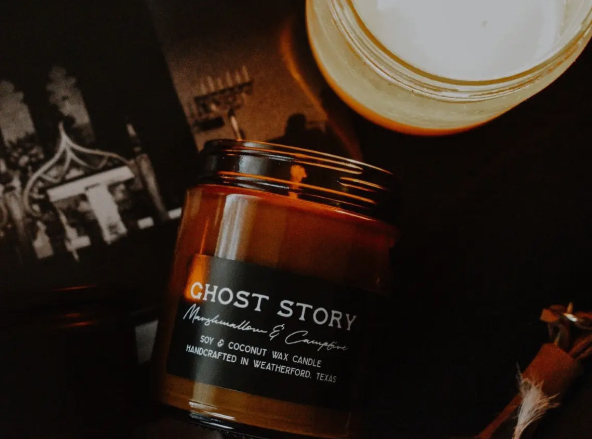 Texas Scents Collection: Ghost Story - Marshmallow And Campfire 13 Oz. Candle