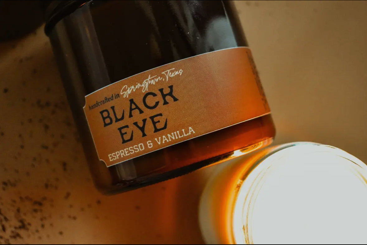 Texas Scents Collection: Black Eye - Espresso And Vanilla 13 Oz. Candle