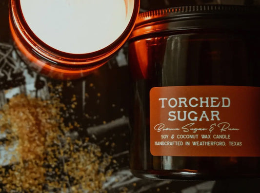 Texas Scents Collection: Torched Sugar - Brown Sugar And Rum 13 Oz. Candle